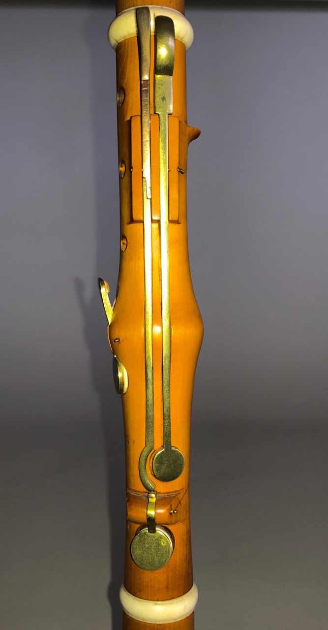 CLARINET - Douglass, John D. - 5-key boxwood clarinet